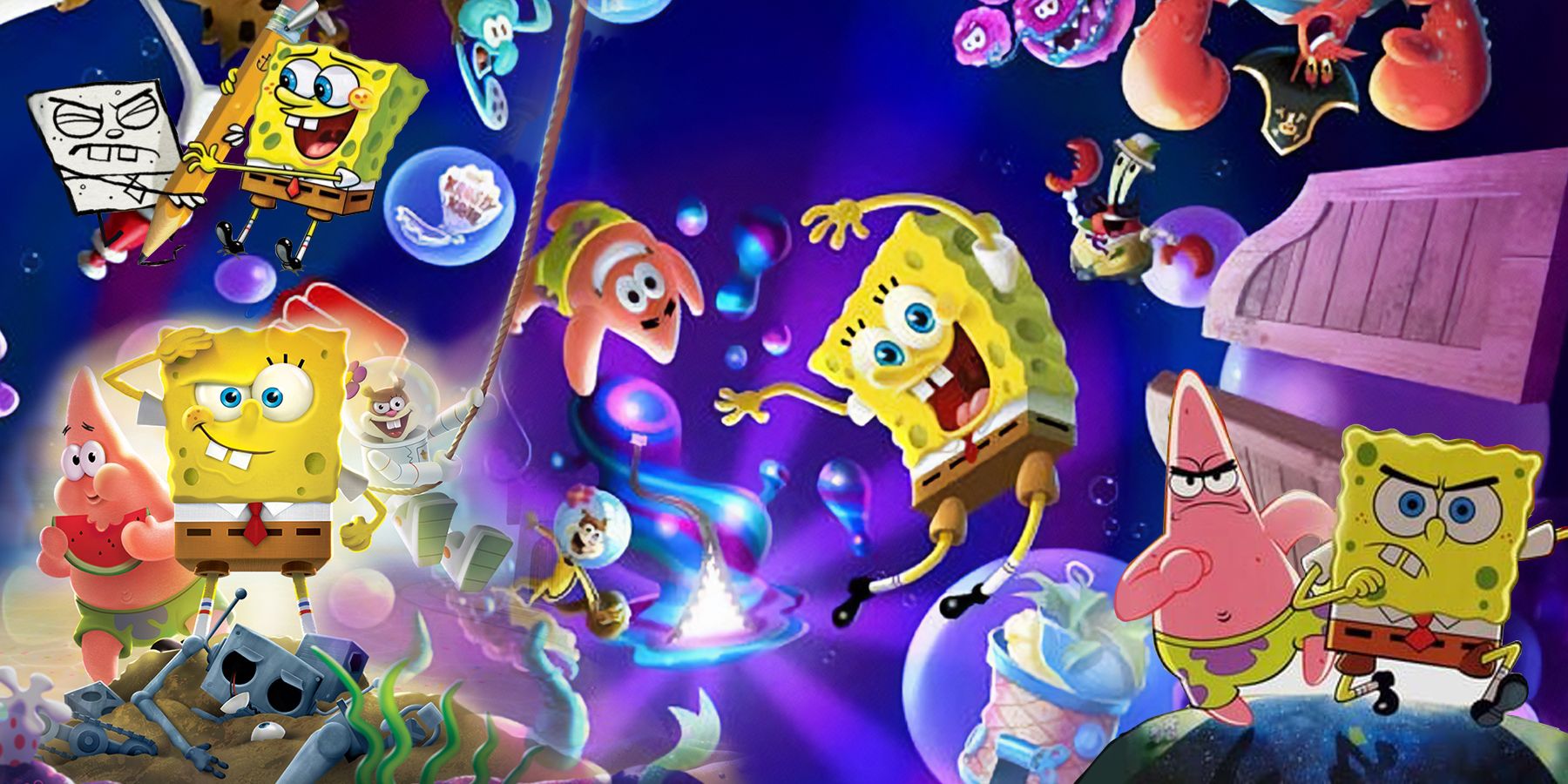 SpongeBob SquarePants The Cosmic Shake release date announced for consoles  and PC