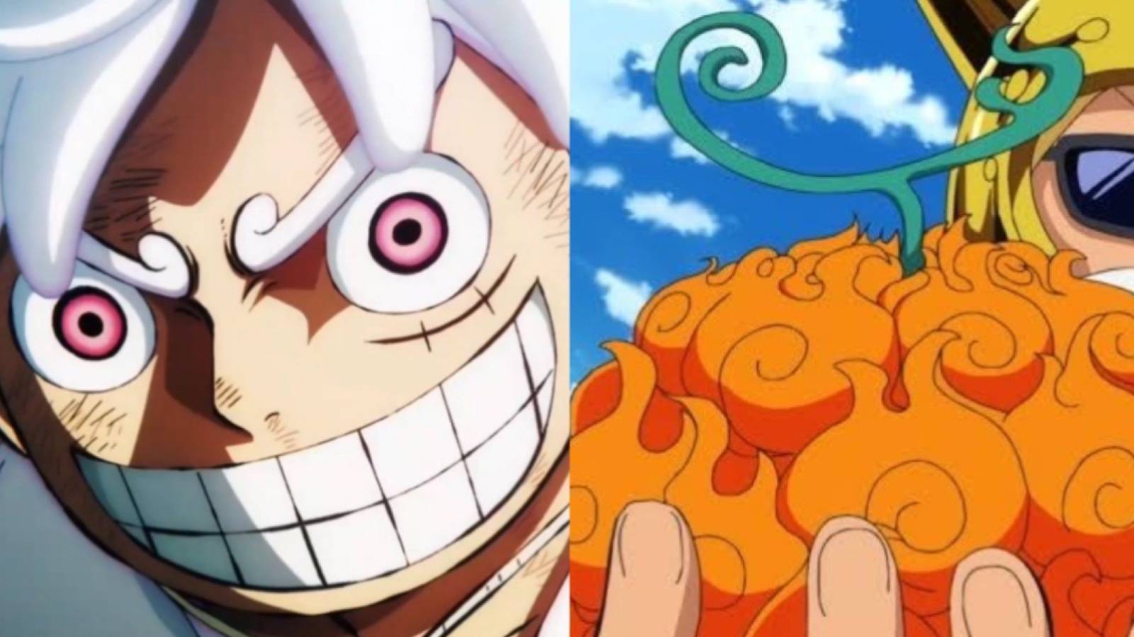 Gear 5 Luffy mera mera no mi one piece