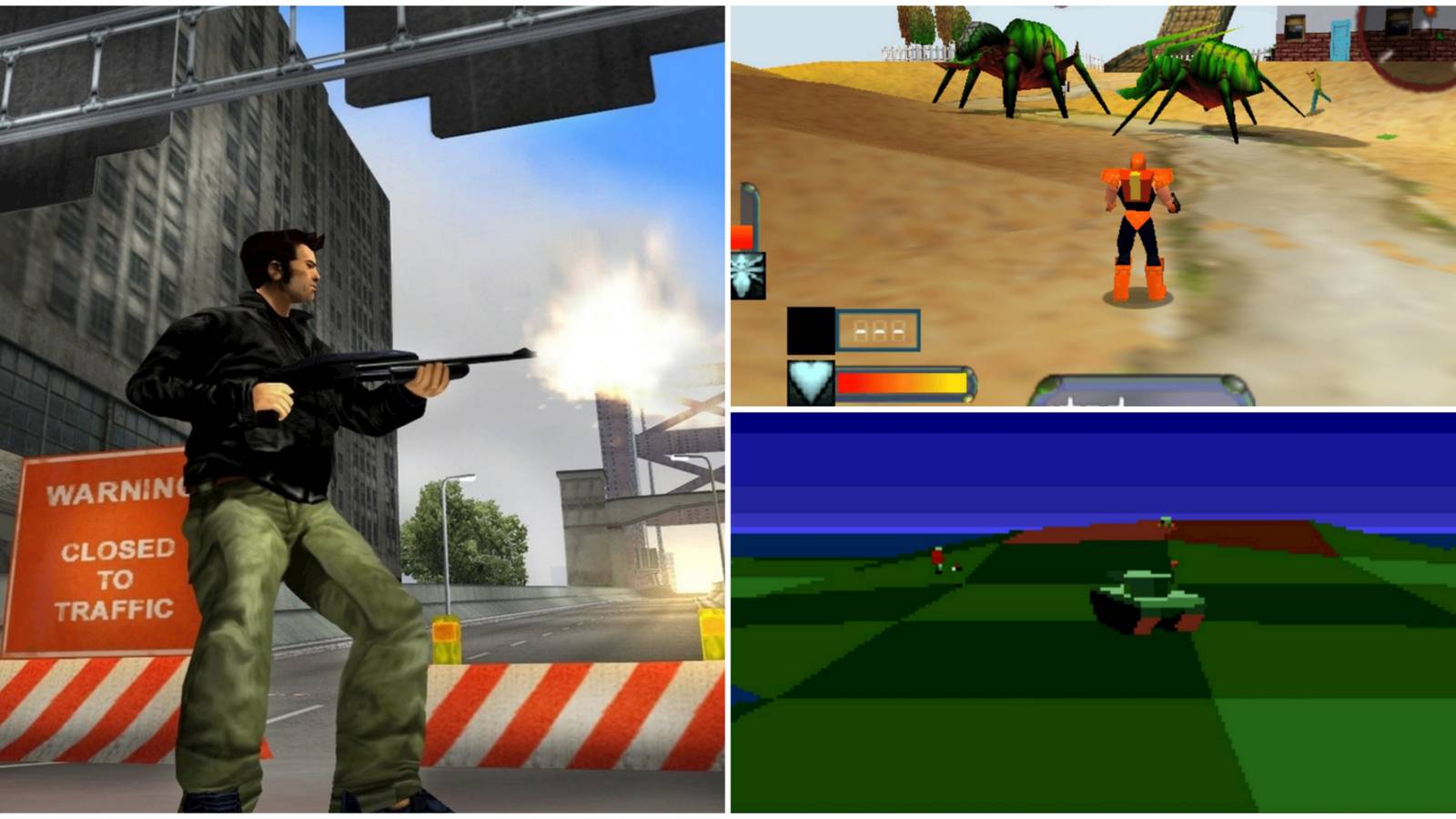 Early Open-World Games- GTA3 Body Harvest Hunter