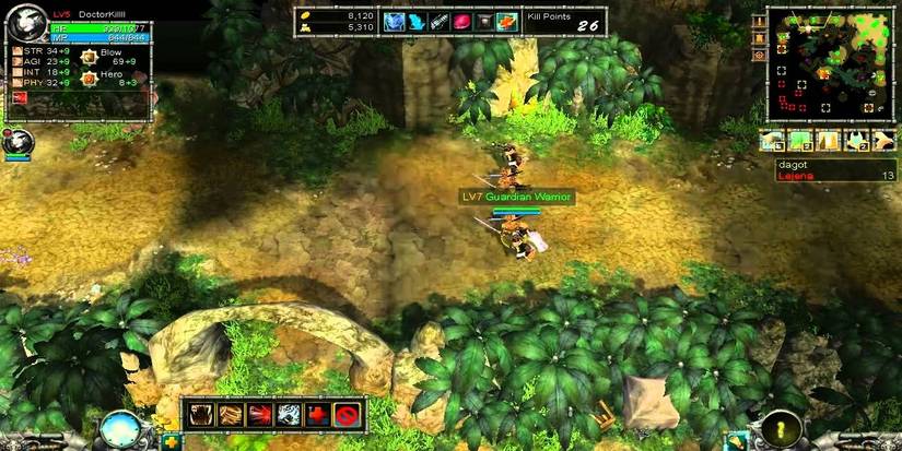 A battle in Avalon Heroes