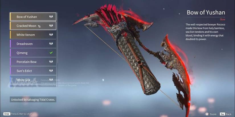 A bow in Naraka: Bladepoint