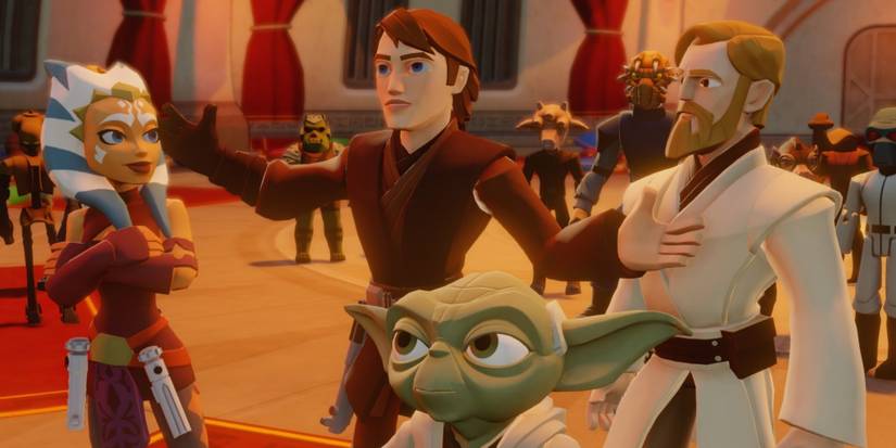 A cutscene featuring characters in Disney Infinity 3