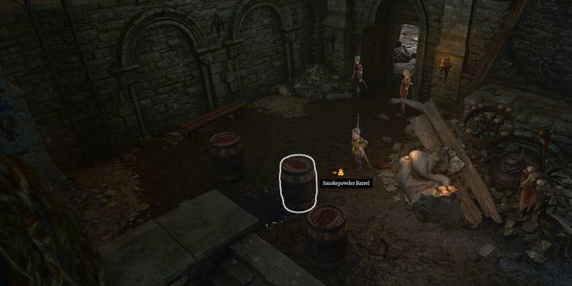 A Smokefire Barrel prepared for firing