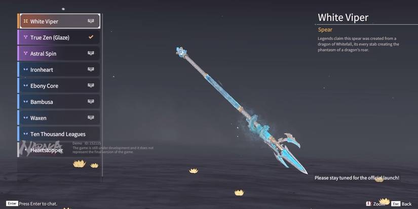 A spear in Naraka: Bladepoint