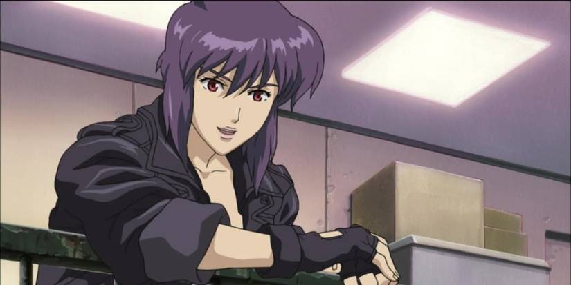 A stand alone complex image of Motoko Kusanagi 