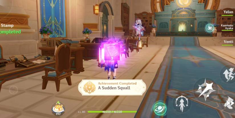 a sudden squall achievement Genshin Impact