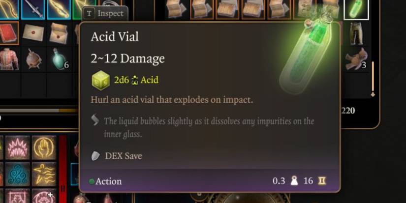 An Acid Vial in Baldur's Gate 3