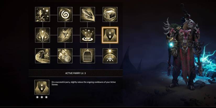 The Active Parry perk from Atlas Fallen