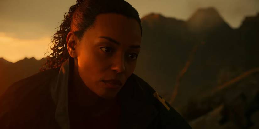 Saga Anderson close up in Alan Wake 2