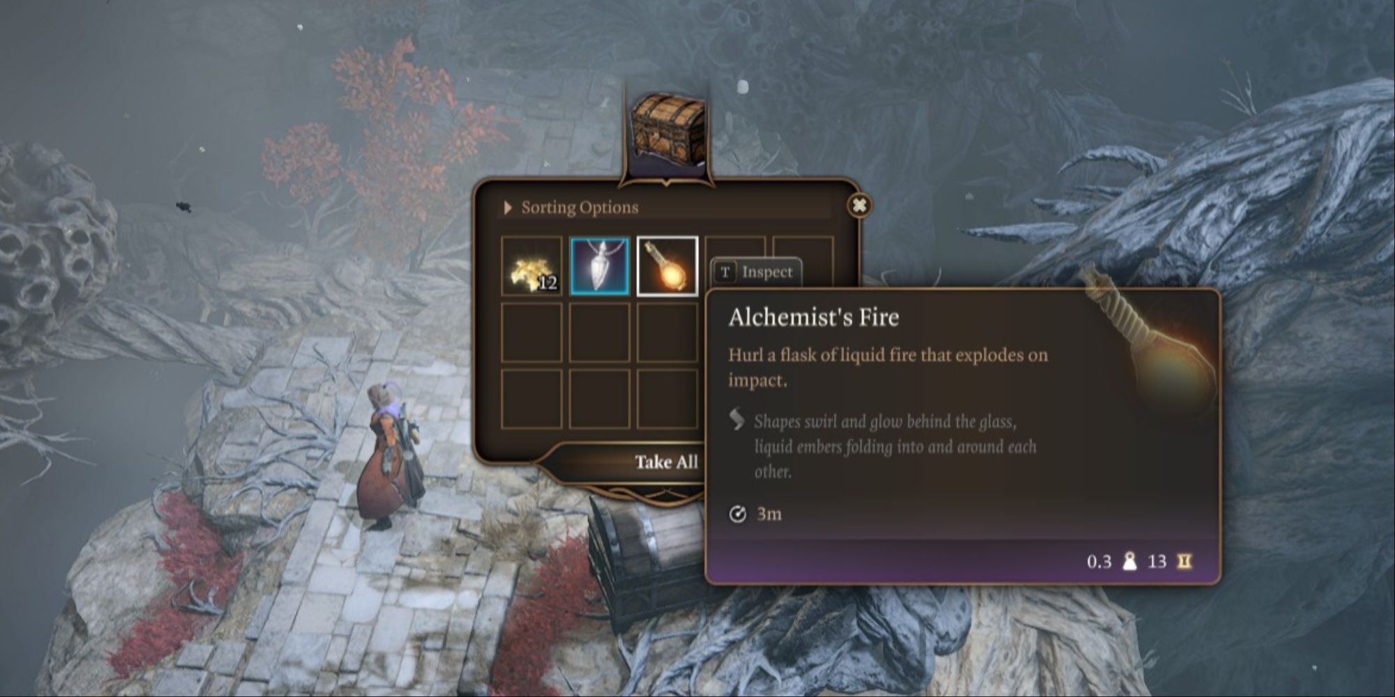 alchemist's fire description bg3