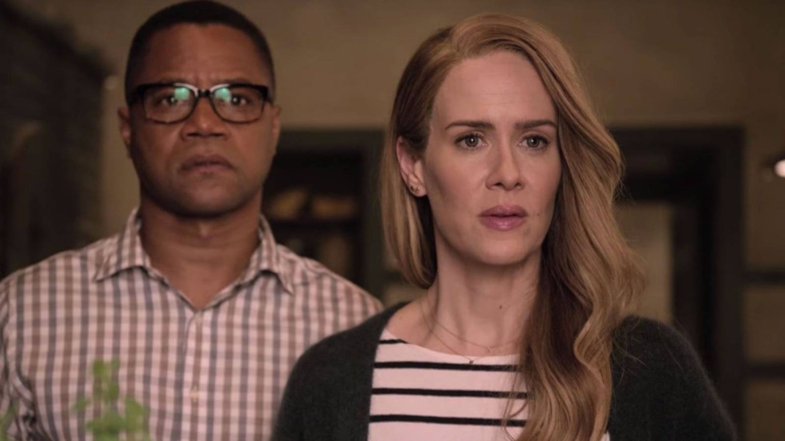 Cuba Gooding Jr. and Sarah Paulson in American Horror Story season 6
