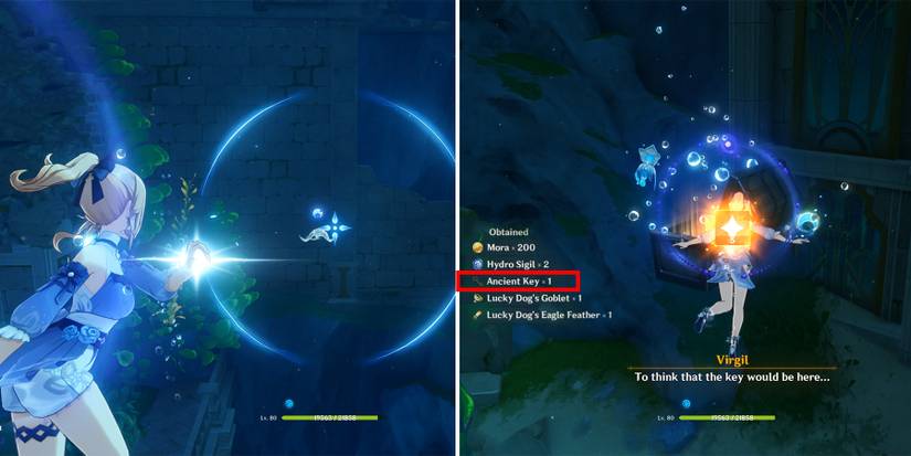 ancient key for underwater fontaine location in genshin impact