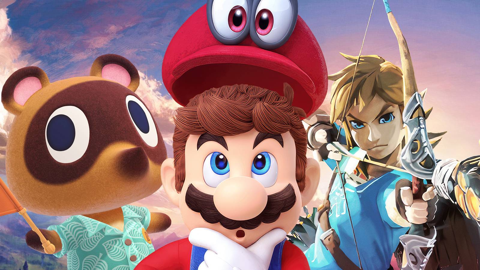 animal crossing super mario zelda