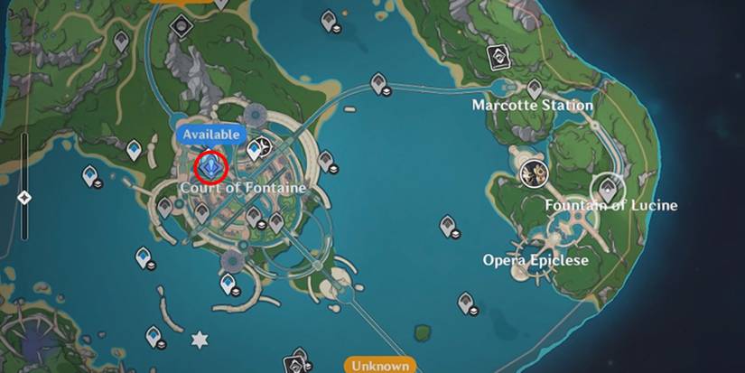 aqueous tidemarks quest location in genshin impact