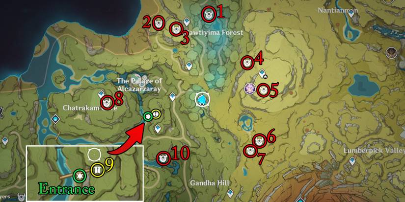 aranara location 1 in genshin impact