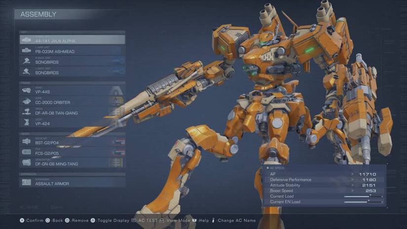 Armored Core 6_Sea Spider_Build