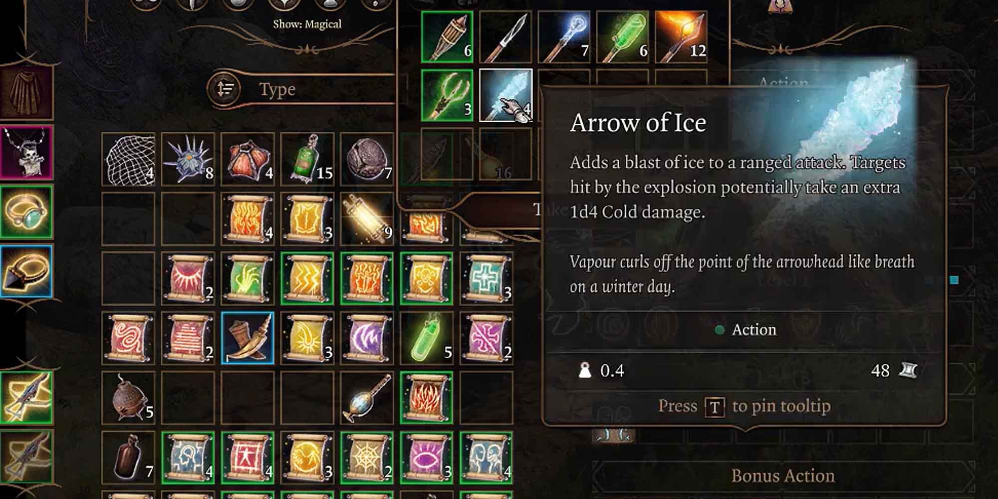 Arrow of Ice in Baldur's Gate 3