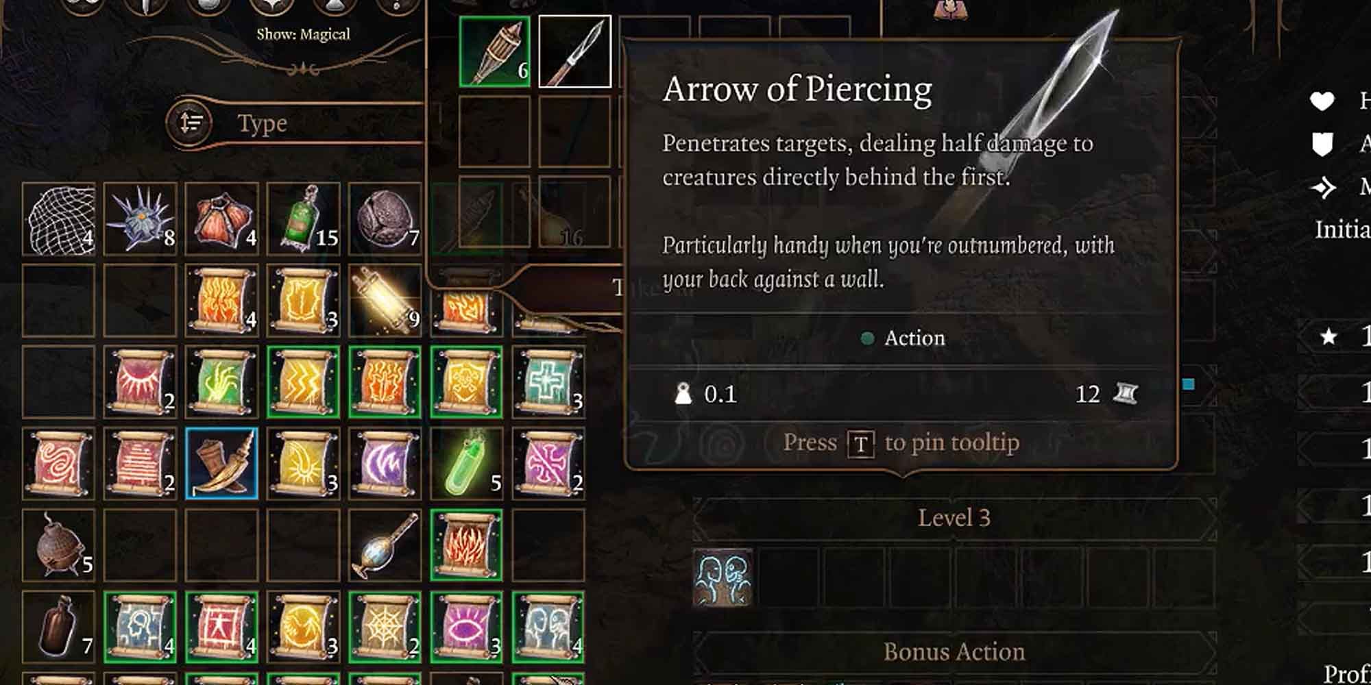 Arrow of Piercing in Baldur's Gate 3