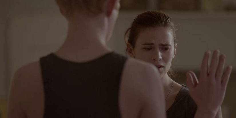 Ash and Martha in "Be Right Back", Black Mirror