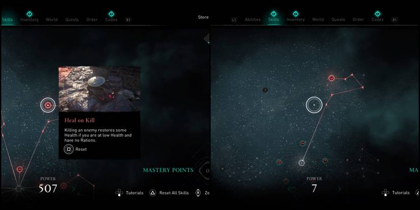 Assassin's Creed Valhalla Bear Skills Heal On Kill and skill path