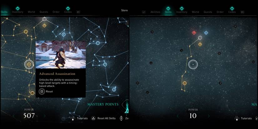 Assassin's Creed Valhalla Raven skills Advanced Assassination and skill path