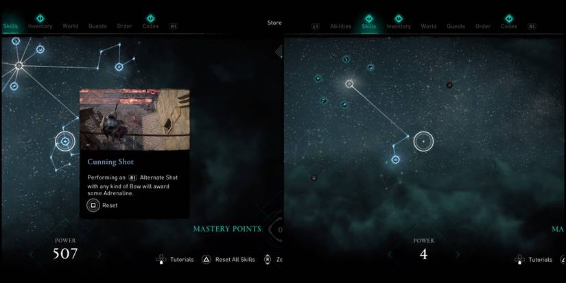 Assassin's Creed Valhalla Wolf Skills Cunning Shot and skill path