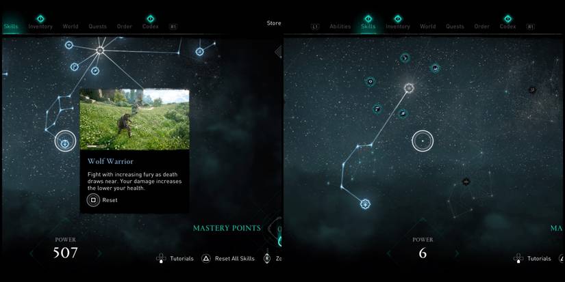 Assassin's Creed Valhalla Wolf skills Wolf Warrior and skill path