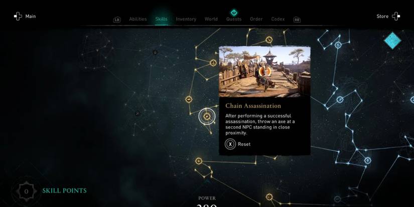 The chain assassination skill