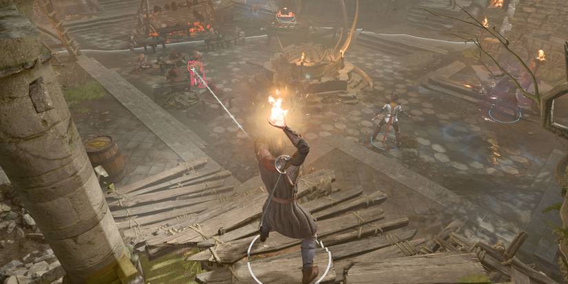 Attacking to enter combat one at a time