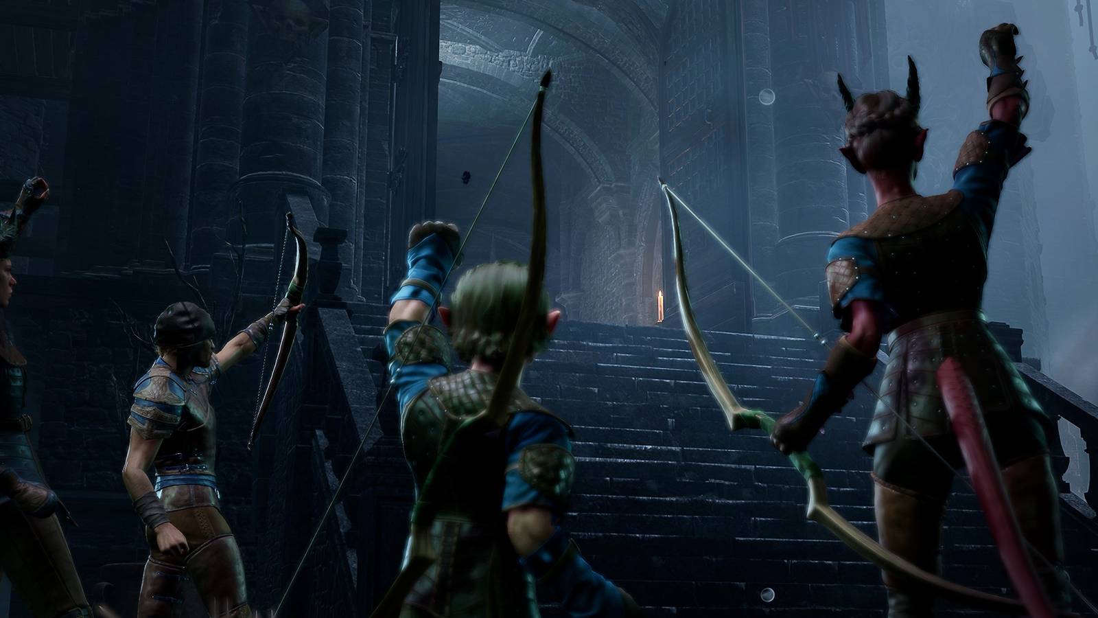 Baldur's Gate 3 assault on Moonrise Towers cutscene screenshot