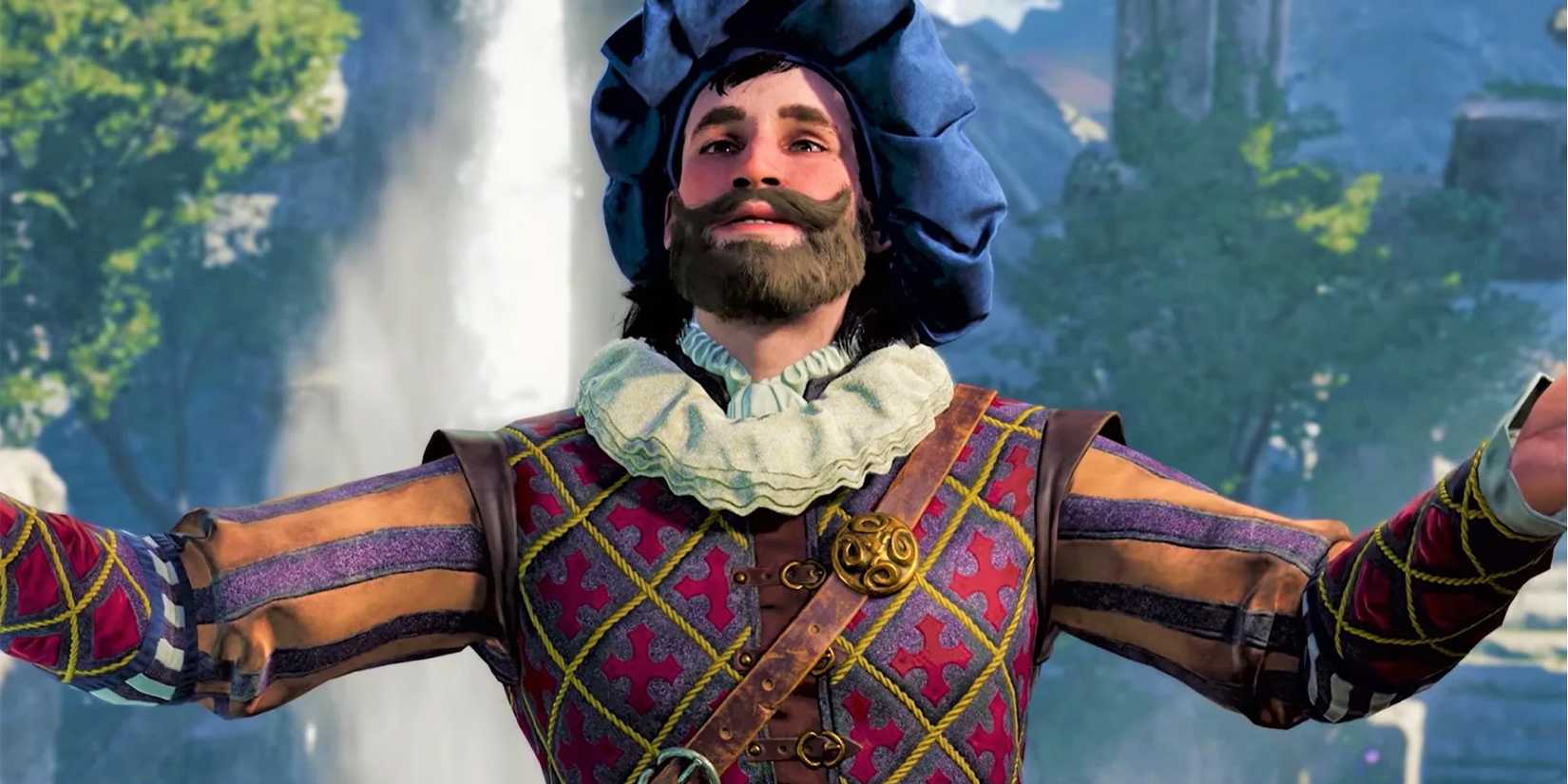 Volo posing inBaldur's Gate 3