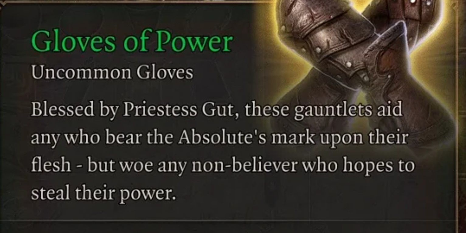 Baldur's Gate 3 Gloves Of Power