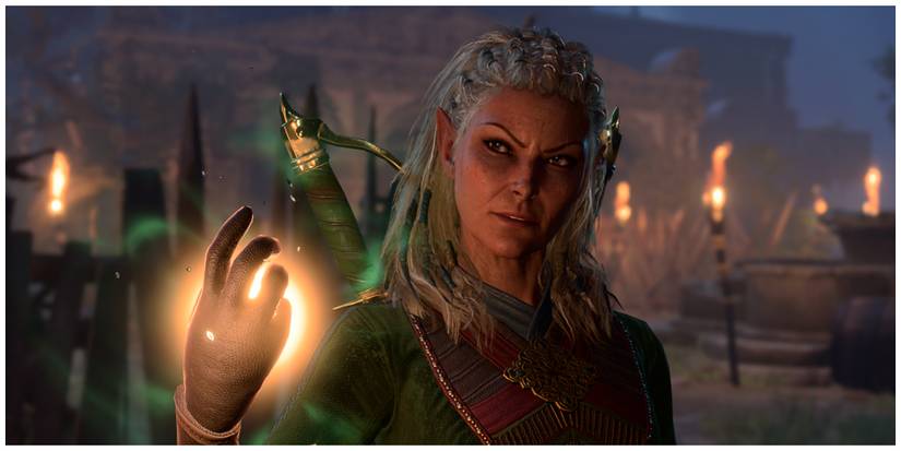 Baldur's Gate 3, Jaheira Wielding Magic