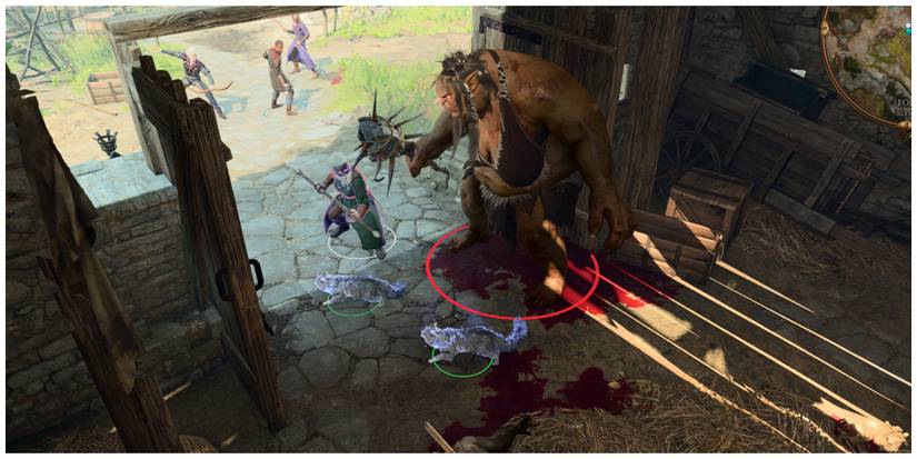 Baldur's Gate 3, Troll Buthir Distracted By Two Minor Illusion Cats