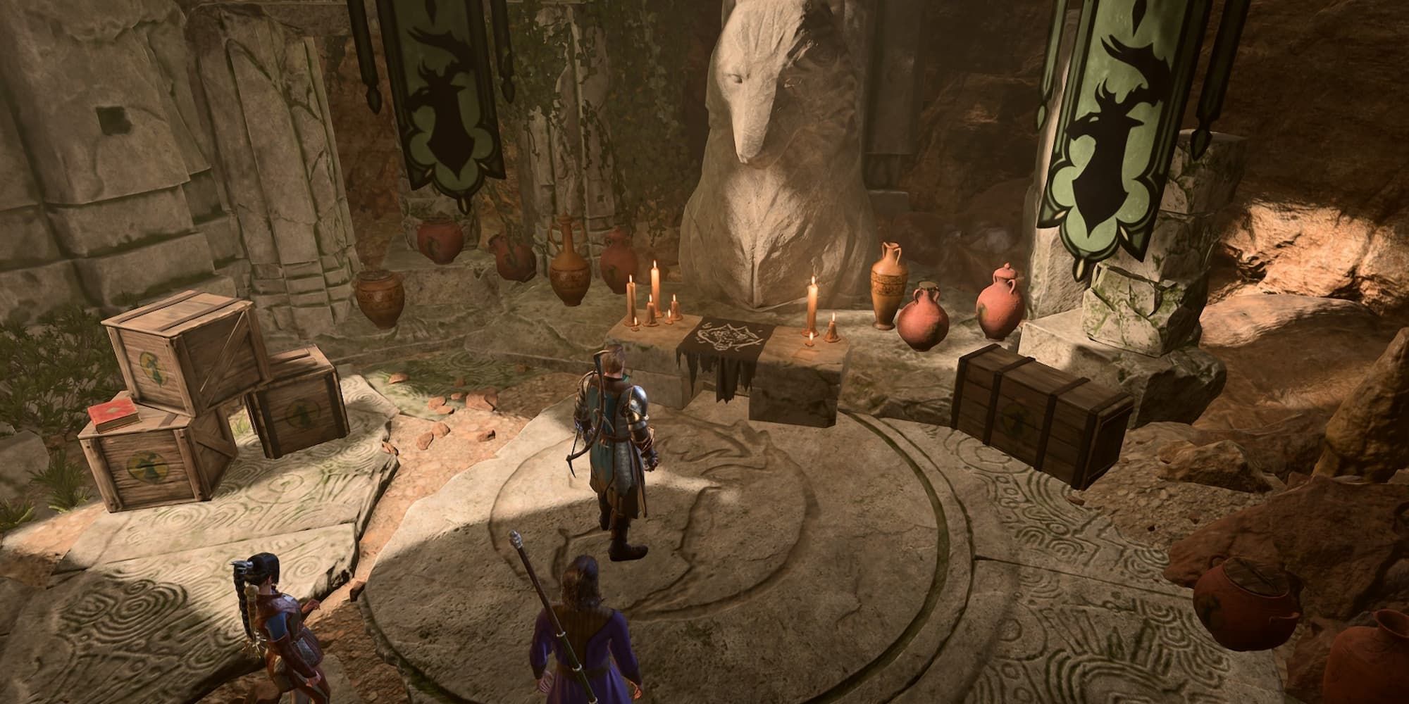 Entrer dans le coffre-fort du druide avec la Rune du loup dans Baldur's Gate 3