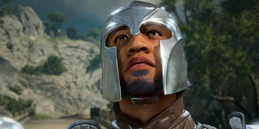 Baldur's Gate 3 soldier close-up from Githyanki Patrol Act 1 cutscene