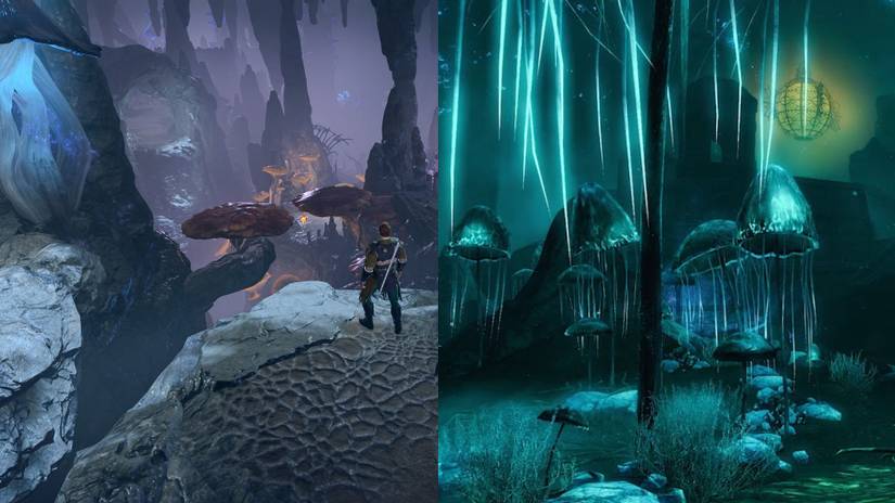 Baldur's Gate 3 Underdark versus Skyrim Blackreach-1