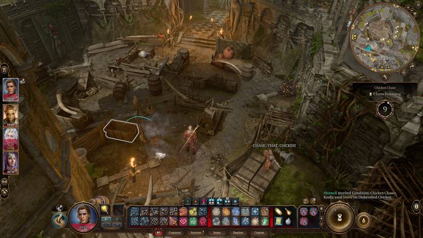 Baldurs Gate 3 Chicken Chaser Course