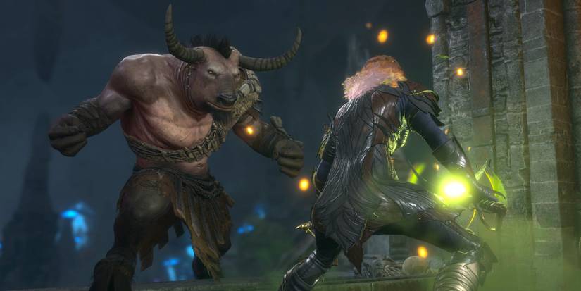 Baldur's Gate 3 Druid casting a spell