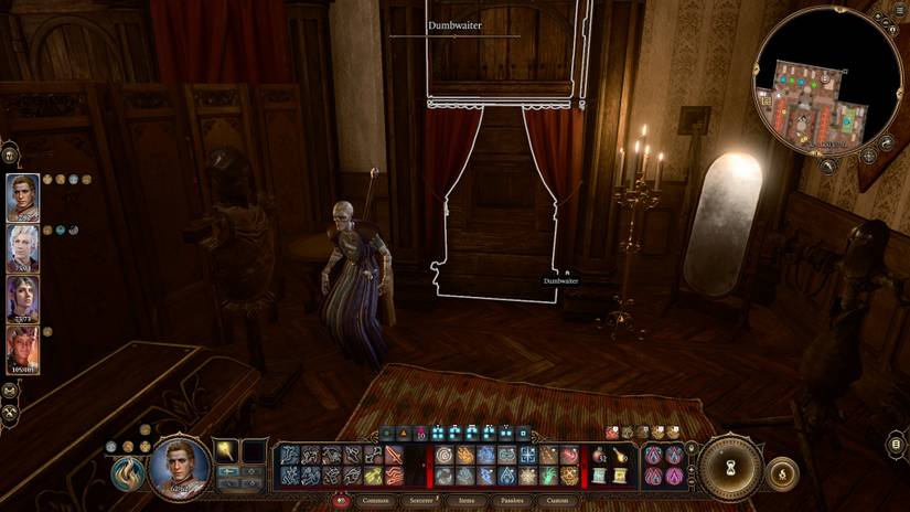 Baldurs Gate 3 Elfsong Room Dumbwaiter