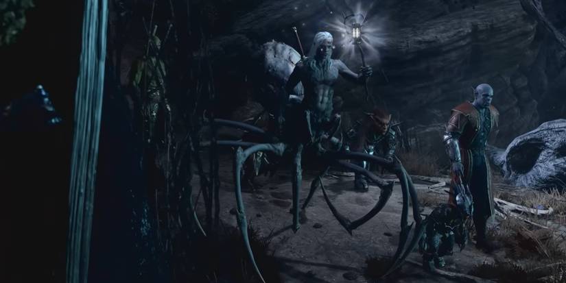 BG3 Kar'niss guiding the party