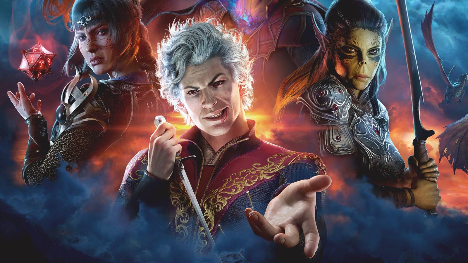 Baldurs Gate 3 official cover artwork by Larian Studios