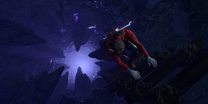 Baldurs Gate 3 Underdark Location Selune Temple Ladder Cutscene