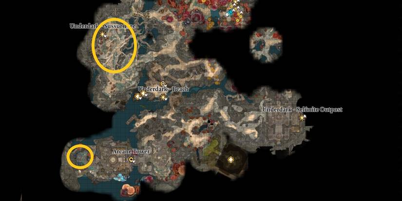 Baldur's Gate 3 Underdark Sussur Tree Locations