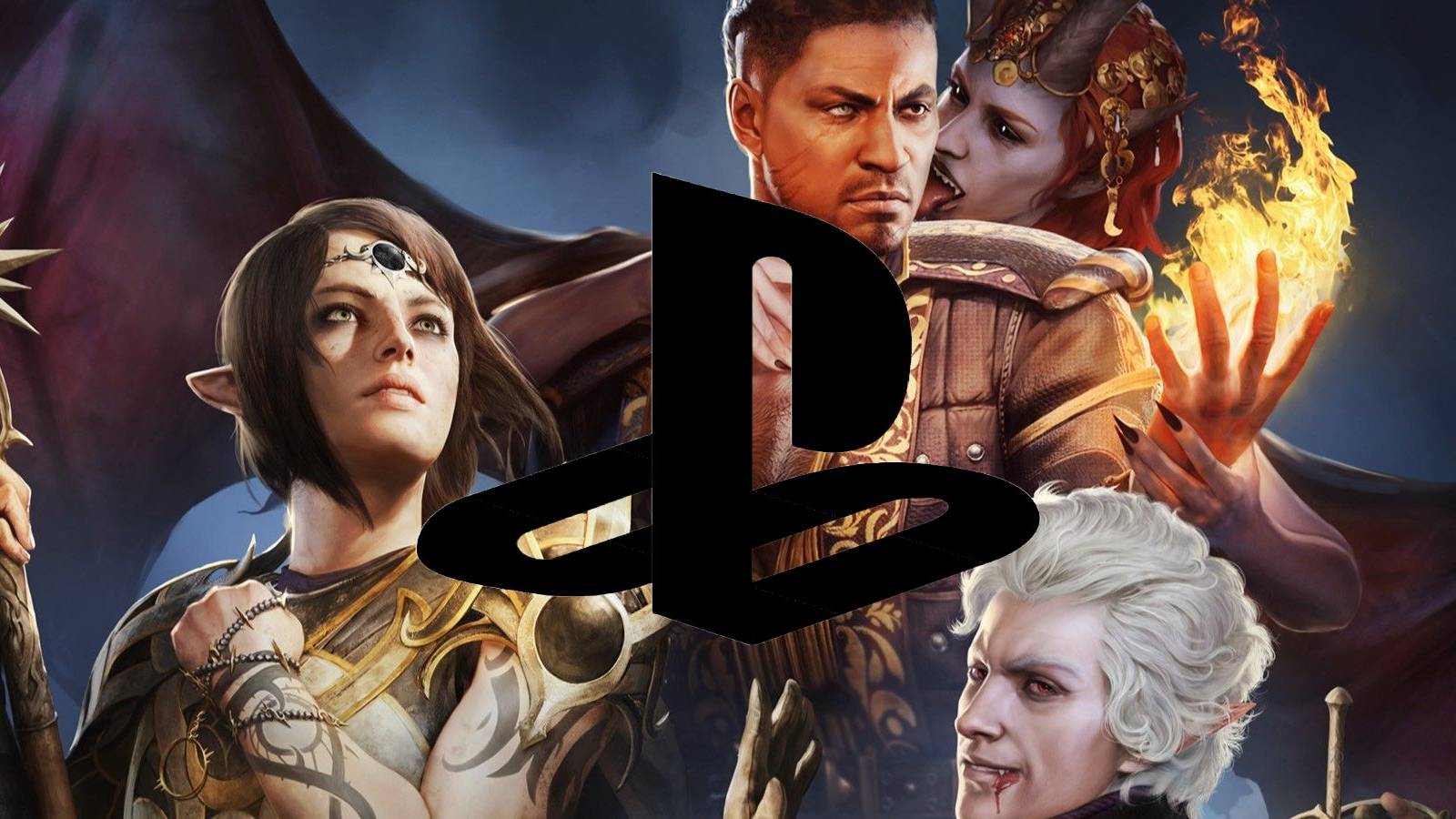 Baldurs Gate 3 with PlayStation logo