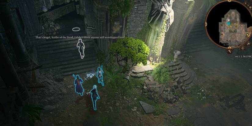 Baldurs Gate 3 Withers Class Change Respec Dank Crypt Jergal Statue Button-1