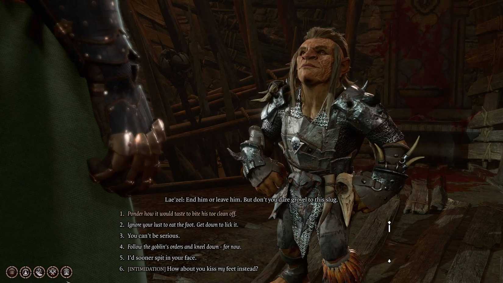 Baldurs Gate 3_Goblin Camp_Crusher_Dark Urge Options