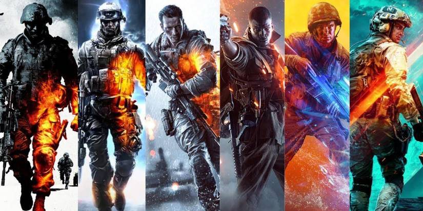 battlefield franchise cover art