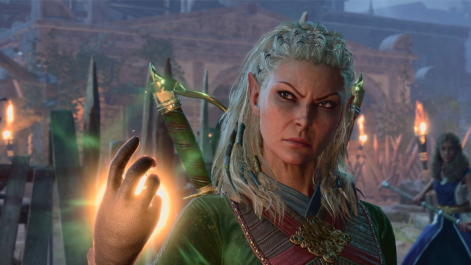 Jaheira companion in Baldur's Gate 3