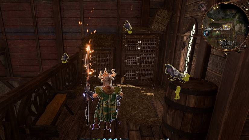 speak with these pigeons for tips on how to proceed in the find the missing letters side quest